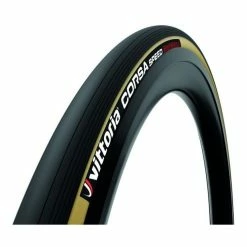 Boyau Vittoria Corsa Speed Graphène 2.0 700x23C (23-622) Noir/Beige