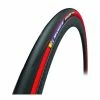 Pneu Michelin Power Road - Souple - Tube Type - 700x25C (25-622) - Noir-Rouge -Pneu De Vélo Soldes pneu michelin power road souple tube type 700x25c 25 622 noir rouge