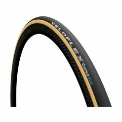 Pneu Route Veloflex Corsa Evo Tube Type Souple 700x25C Noir/Beige